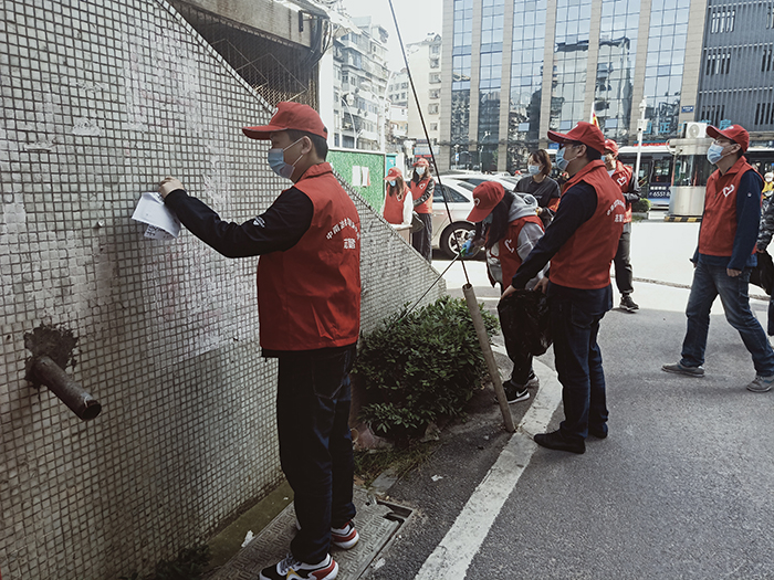 所團(tuán)總支組織開展愛國衛(wèi)生志愿服務(wù)活動